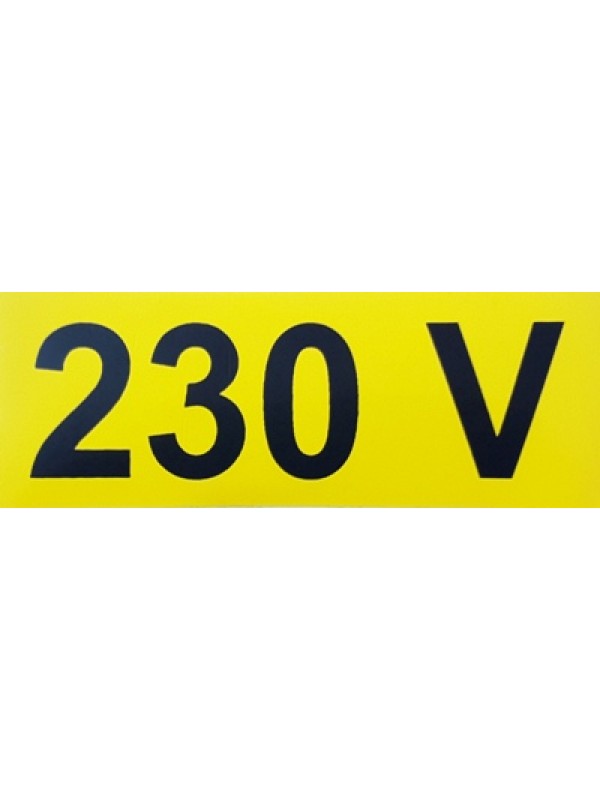 Indicator avertizare 230V 70x35mm
